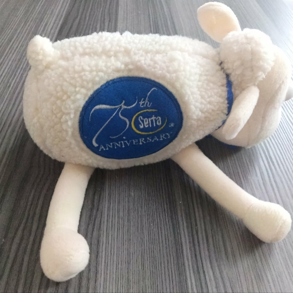 Serta 75th Anniversary Counting Sheep Stuffed Collectible Animal Toy